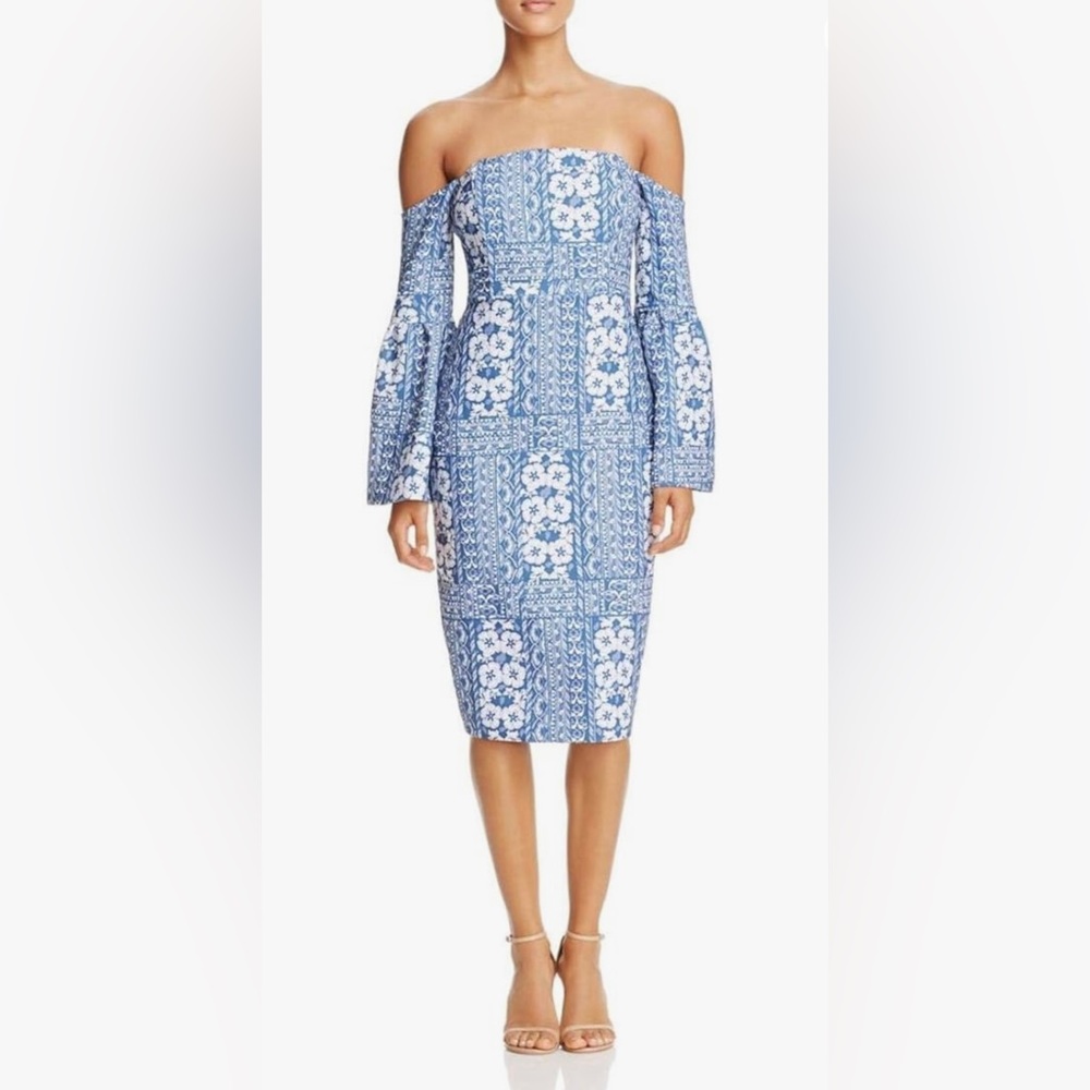ELLIATT Manet MIDI Dress Off Shoulder - BRAND NEW WITH TAG